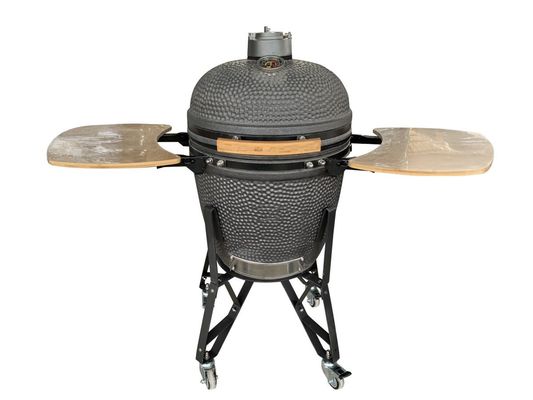 Outdoor 20 Inch Kamado Grill Houtskool Mat Zwart Kleur 50cm Keukengerei
