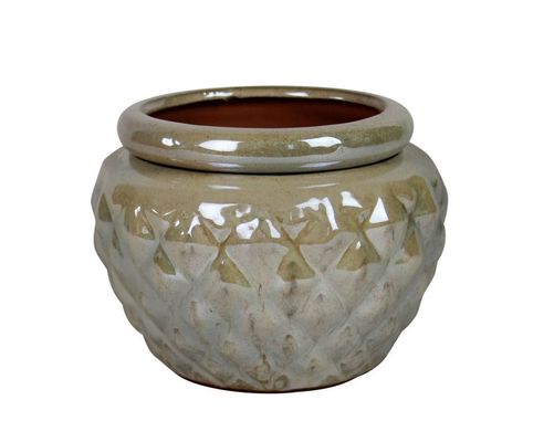 6,5 inch zelfbewaterende geglazuurde keramische pot voor planten 16,5x12,5cm