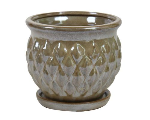 Keramische vierkante geglazuurde binnenpotten 6 inch en 8 inch