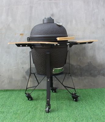 20 inch keramische houtskoolgrill matzwarte kleur 51cm buiten