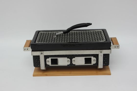Keramische Houtskool BBQ Grill Hibachi Grill Rechthoekig in Kleur