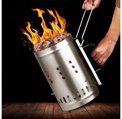 Barbecue Houtskool Schoorsteen Starter Keukengerei Heavy Duty Gegalvaniseerd Staal