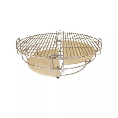 Roestvrijstalen kamado-grillaccessoires Verdeel en heers BBQ