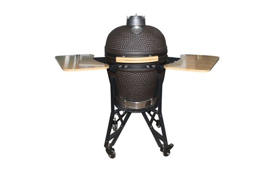 Outdoor 20 Inch Kamado Grill Houtskool Mat Zwart Kleur 50cm Keukengerei