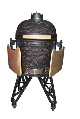 Outdoor 20 Inch Kamado Grill Houtskool Mat Zwart Kleur 50cm Keukengerei