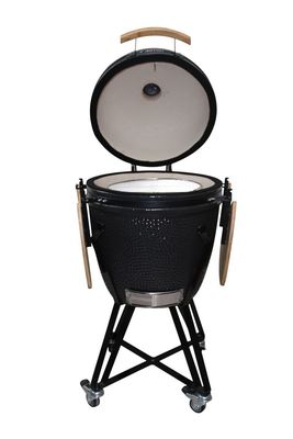 Zwart Kleur 57cm 22 Inch Kamado Grill Keramisch Keukengerei