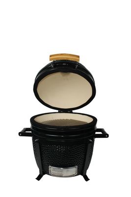 Outdoor Houtskool 16 Inch Kamado Grill Keramiek Zwarte Kleur 40cm