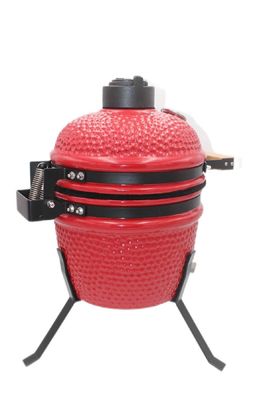 Outdoor Houtskool 13 Inch Kamado Grill Rode Kleur 32cm
