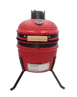 Outdoor Houtskool 13 Inch Kamado Grill Rode Kleur 32cm