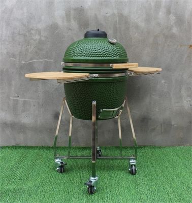 Houtskool Keramiek 18 Inch Kamado Grill Groene Kleur 48cm