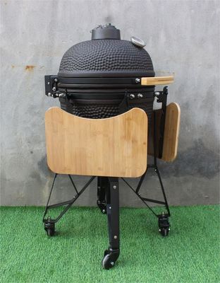 Matzwarte kleur 50cm 20 Inch Kamado Grill Outdoor Houtskool