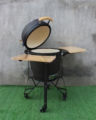 Outdoor Kamado keramische rookgrill 51cm 20 inch matzwarte kleur