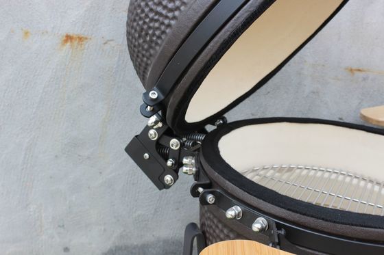 Outdoor Kamado keramische rookgrill 51cm 20 inch matzwarte kleur