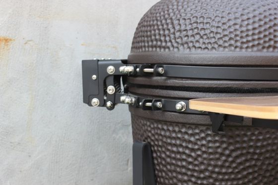 20 inch keramische houtskoolgrill matzwarte kleur 51cm buiten