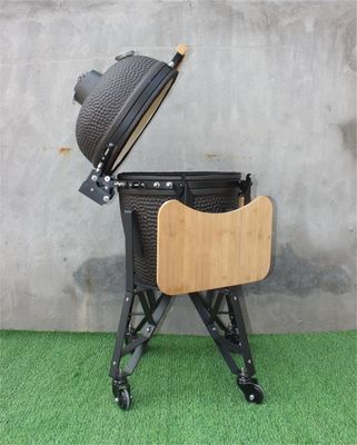 20 Inch Keramische Barbecue Grill Buiten Mat Zwarte Kleur 51cm