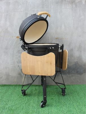 20 Inch Keramiek Kamado Grill Outdoor Mat Zwart Kleur 51cm