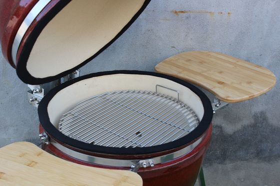 48 cm keramische houtskoolgrill 18 inch tropische rode kleur