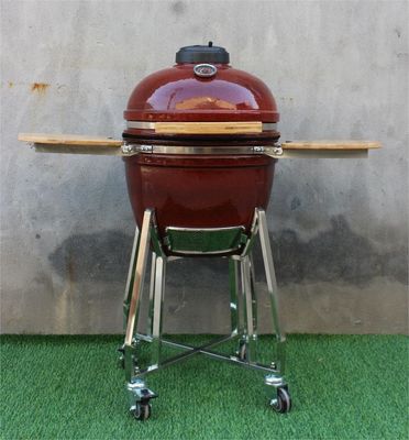 18 Inch Keramische Barbecue Grill Tropisch Rode Kleur 48cm