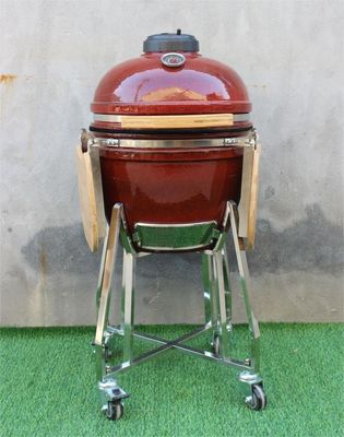 48 cm keramische houtskoolgrill 18 inch tropische rode kleur