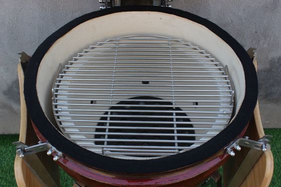 18 Inch Keramische Barbecue Grill Tropisch Rode Kleur 48cm