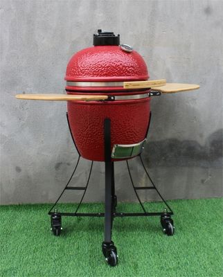 44cm Keramische Barbecue Grill Royal Rode Kleur 17 Inch Roken Bakken Grillen Schroeien