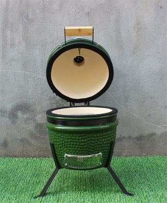 Groene Kleur Outdoor 13 Inch Keramisch Houtskool Fornuis 33cm