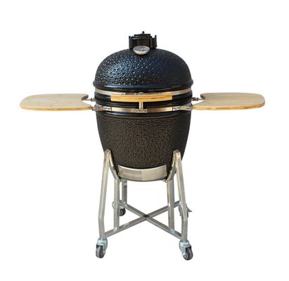 Openluchthoutskool 22 de Duim Kamado-Glanzende Zwarte van de Grill Hoge Graad In brand gestoken Weerstand